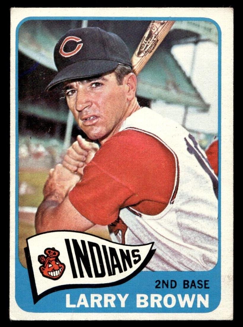 1965 Topps Larry Brown #468 card