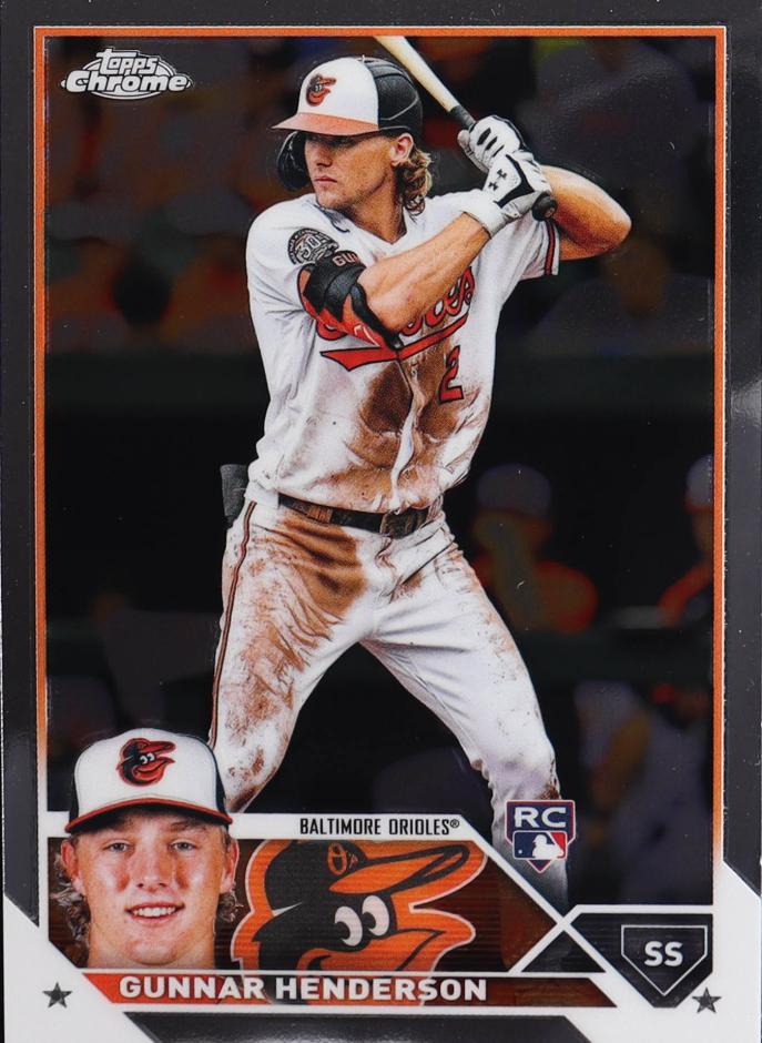Gunnar Henderson 2023 Topps Chrome Baseball