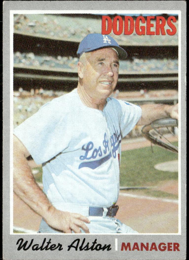 1970 Topps Walter Alston #242 card