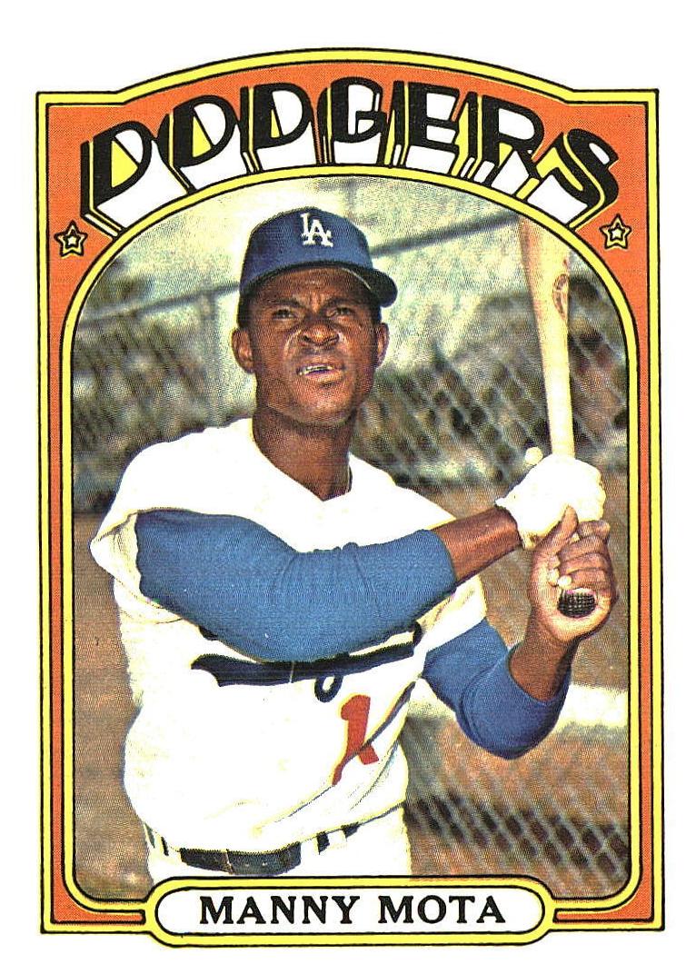 1972 Topps Manny Mota #596 card