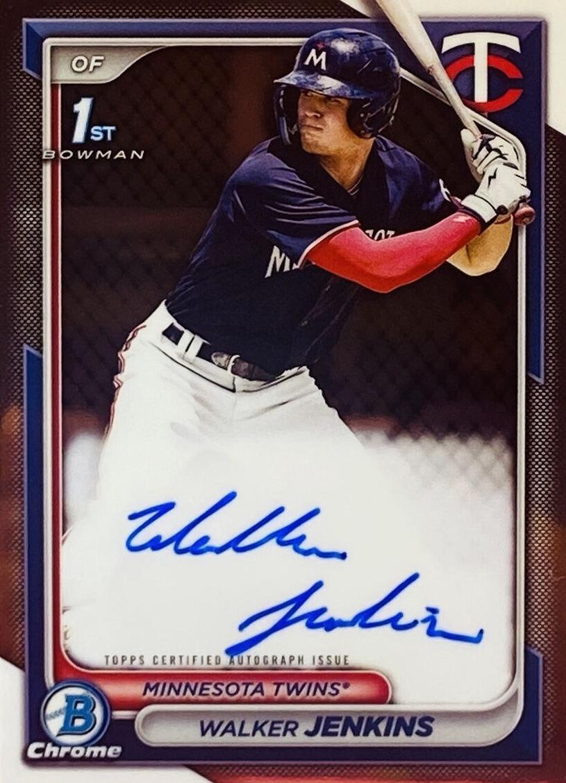 2024 Bowman Bowman Chrome #CPA-WJ Walker front
