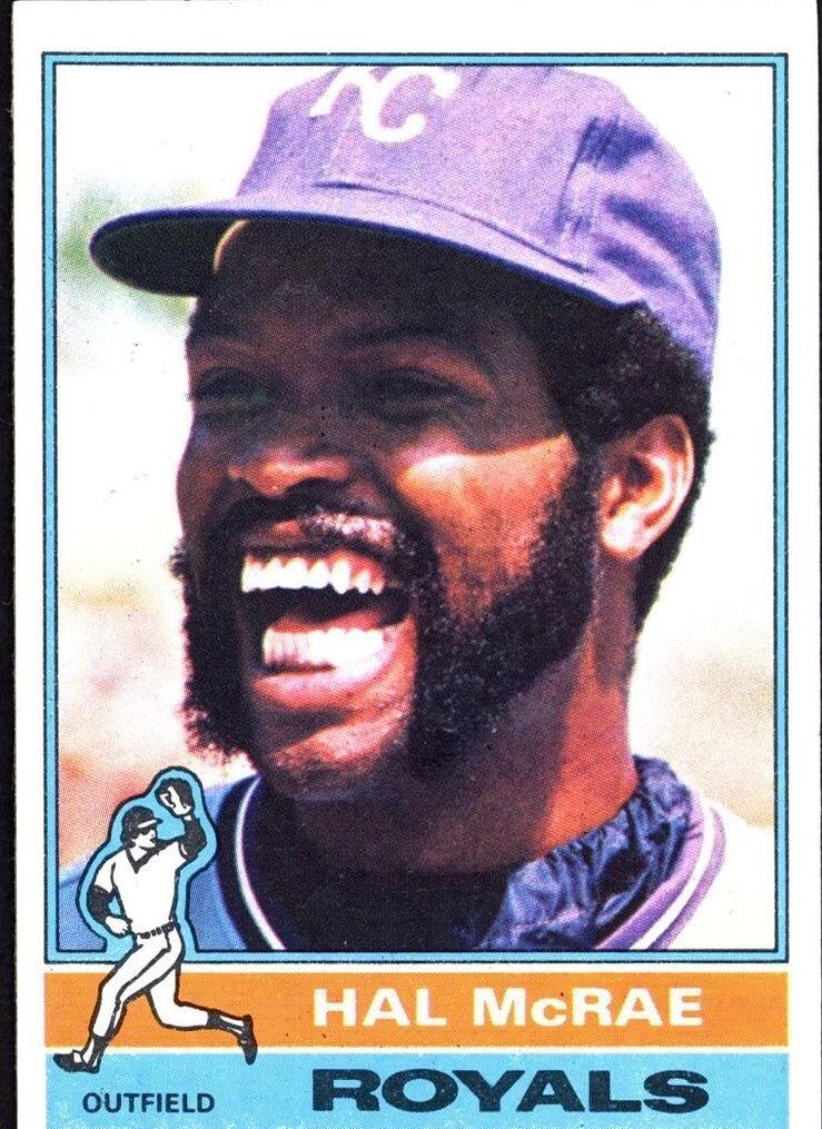Hal McRae 1976 Topps Baseball