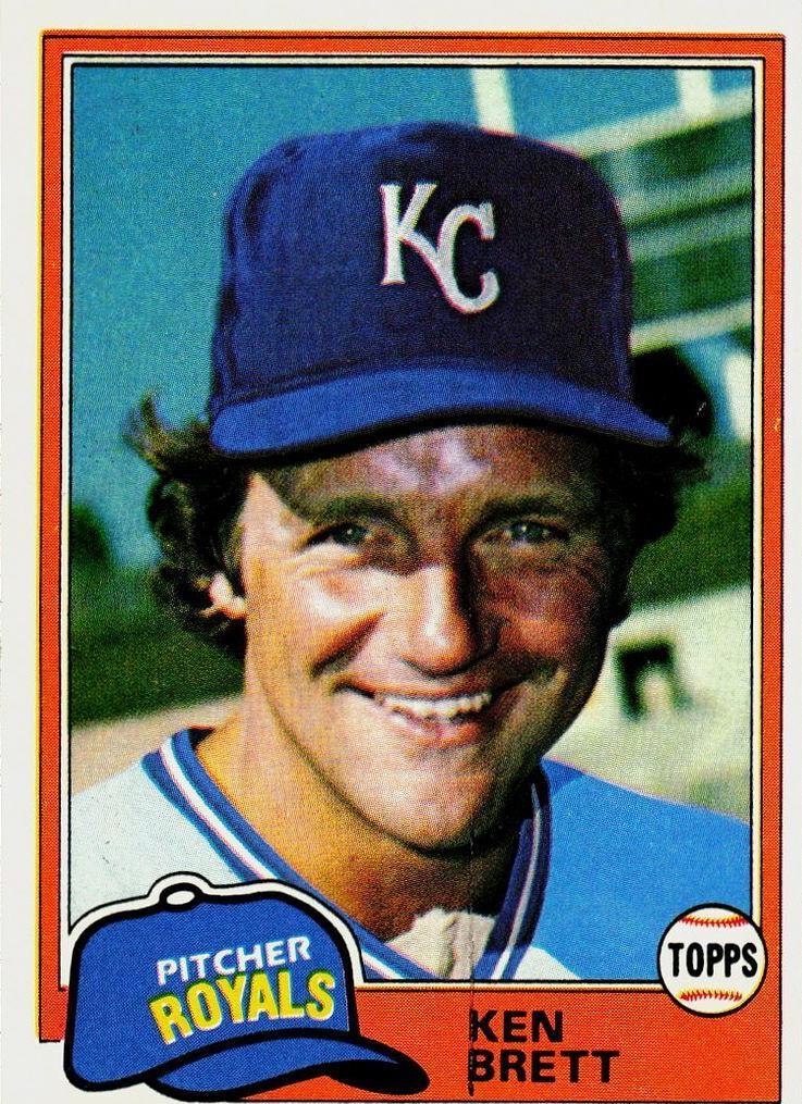 1981 Topps Ken Brett #47 card