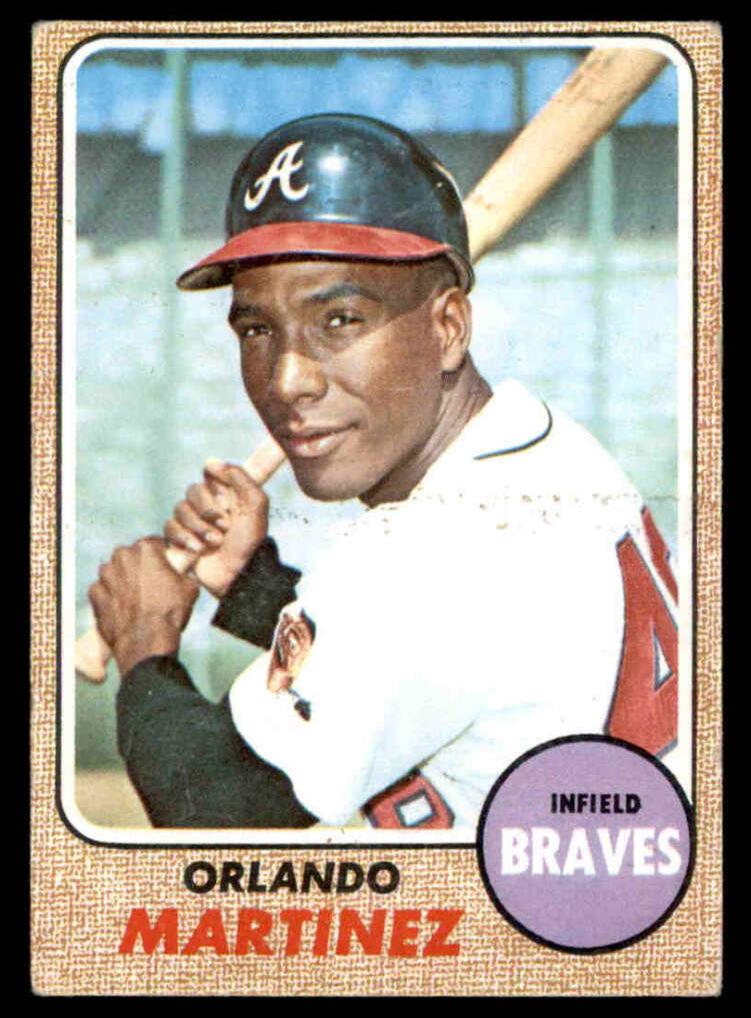 1968 Topps Orlando Martinez #578 card