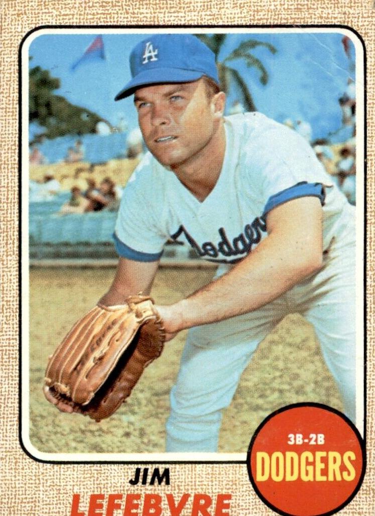 1968 Topps Jim Lefebvre #457 card