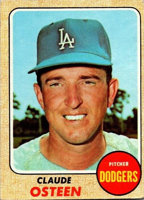 1968 Topps Claude Osteen #440 card
