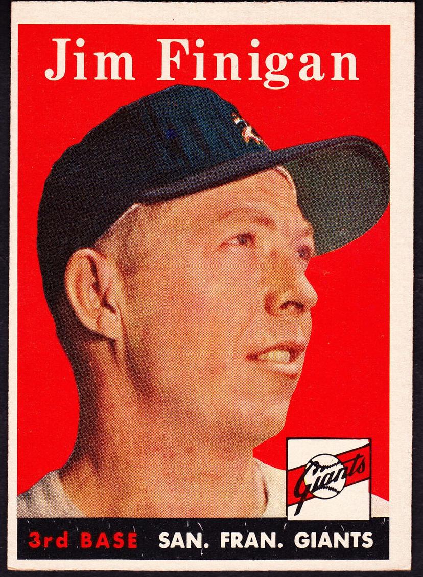 1958 Topps Jim Finigan #136 card