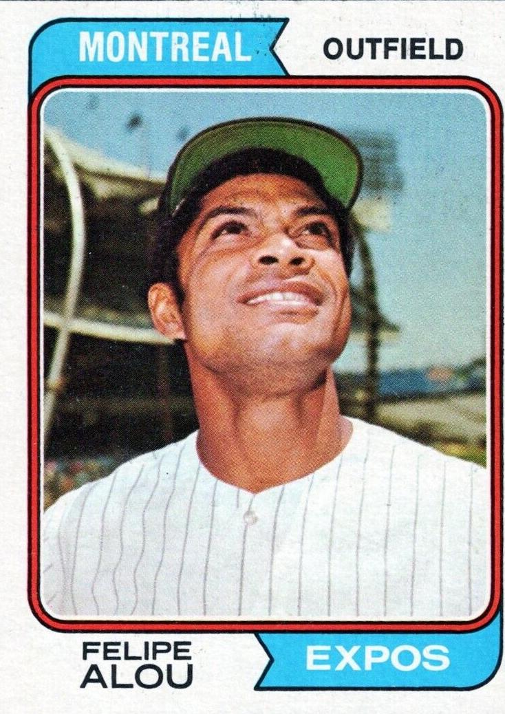 1974 Topps Felipe Alou #485 card