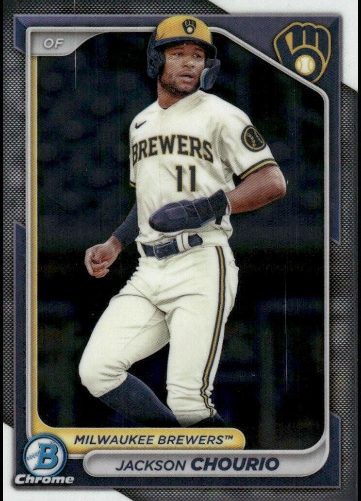 Jackson Chourio 2024 Bowman Chrome Prospects card