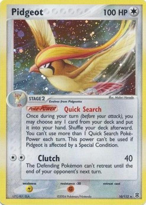Pidgeot Holo 2004 Pokemon EX FireRed & LeafGreen