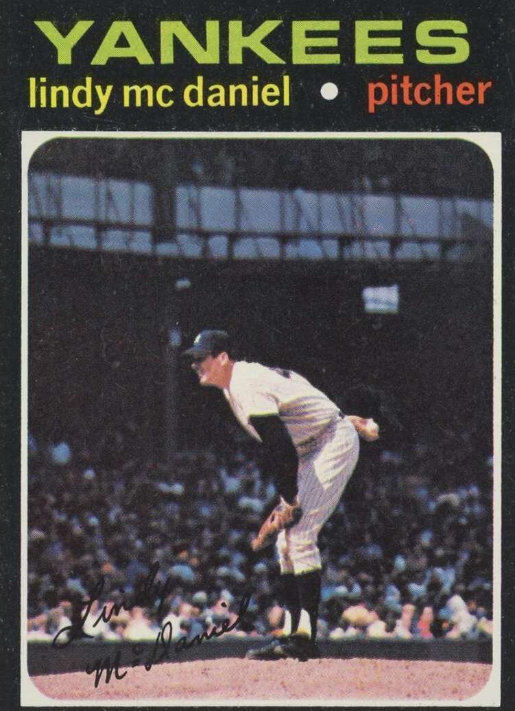 1971 Topps Lindy McDaniel #303 card