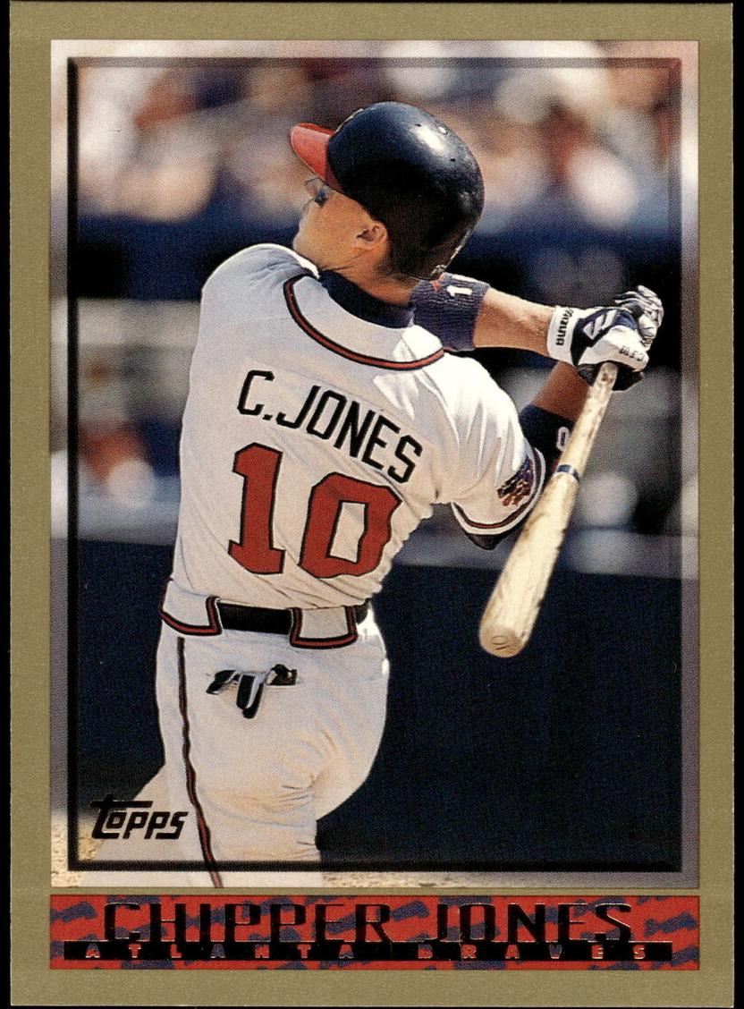 2012 Topps Chipper Jones [Gold] #305 card
