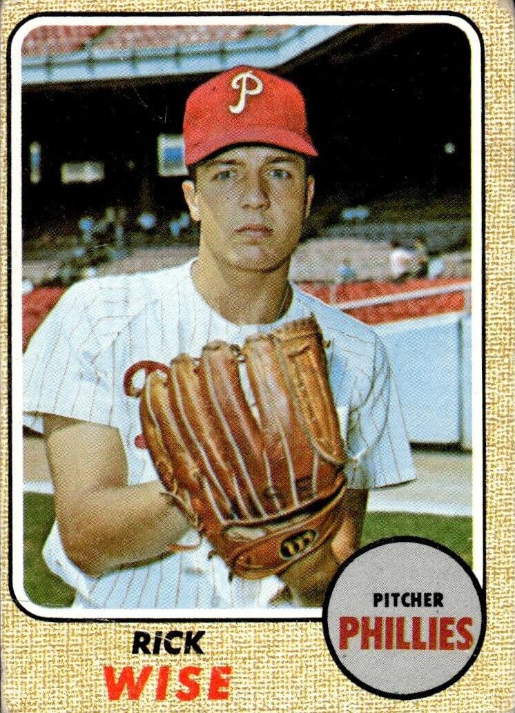1968 Topps Rick Wise #262 card