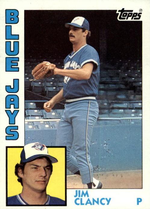 1984 Topps Jim Clancy #575 card