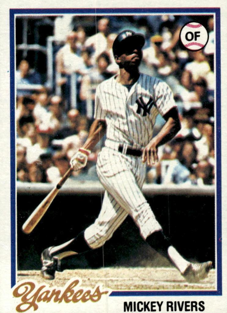 1978 Topps Mickey Rivers #690 card