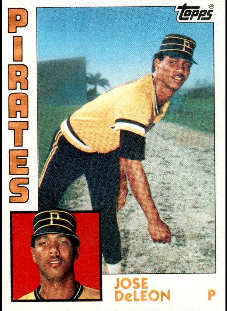 1984 Topps Jose DeLeon #581 card