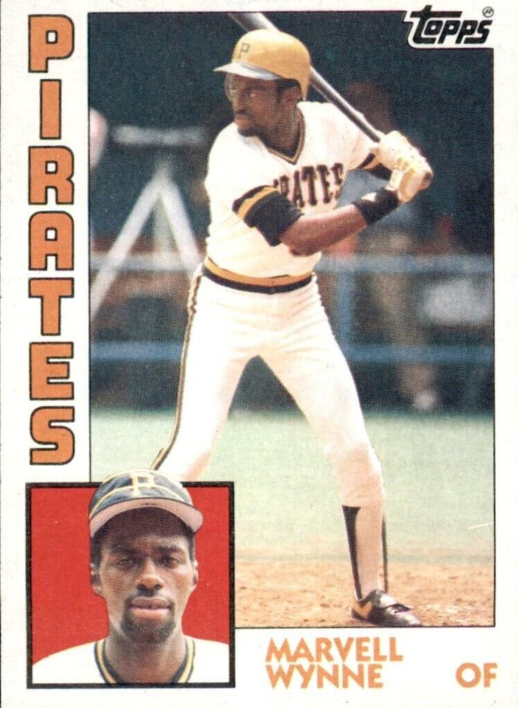 Marvell Wynne 1984 Topps Baseball Bade