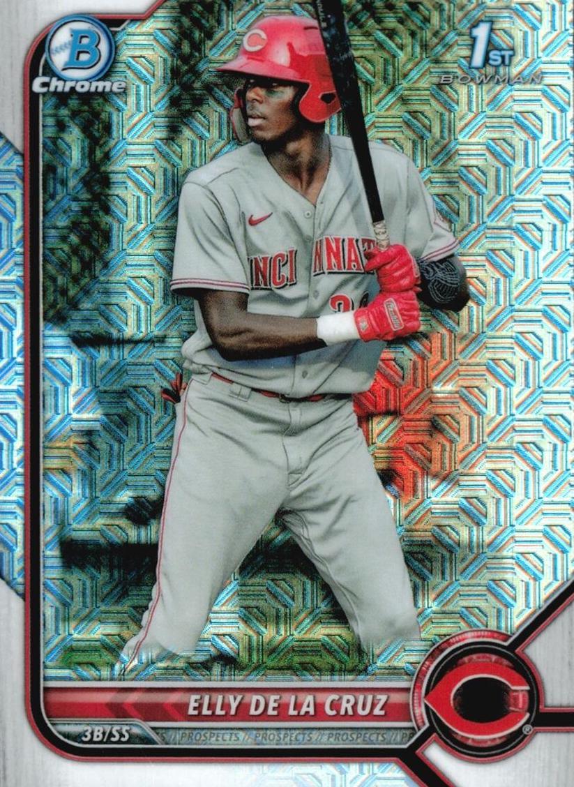 2022 Bowman Bowman Chrome Refractor #50 Elly De La Cruz front