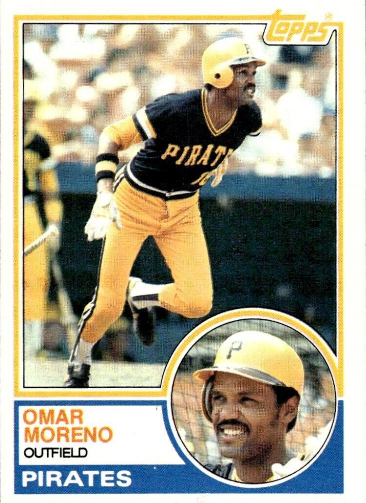 1983 Topps Omar Moreno #485 card