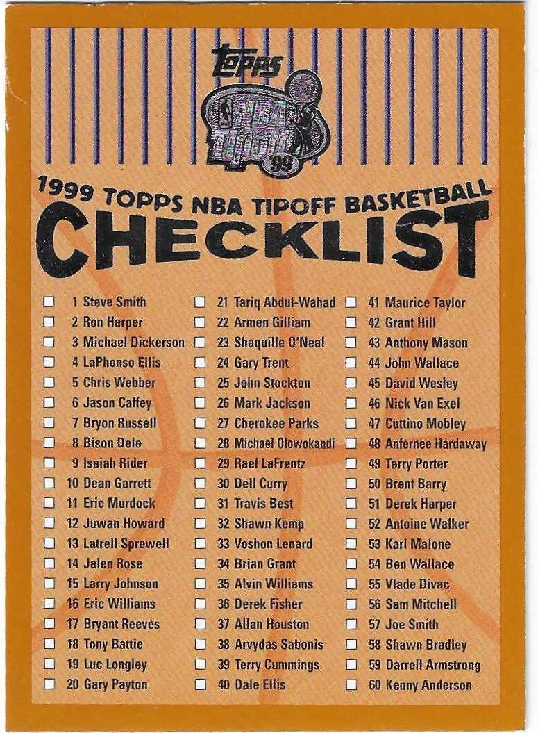 1999 Checklist #132