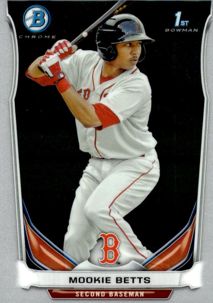 Mookie Betts 2014 Bowman Chrome Prospects Baseball