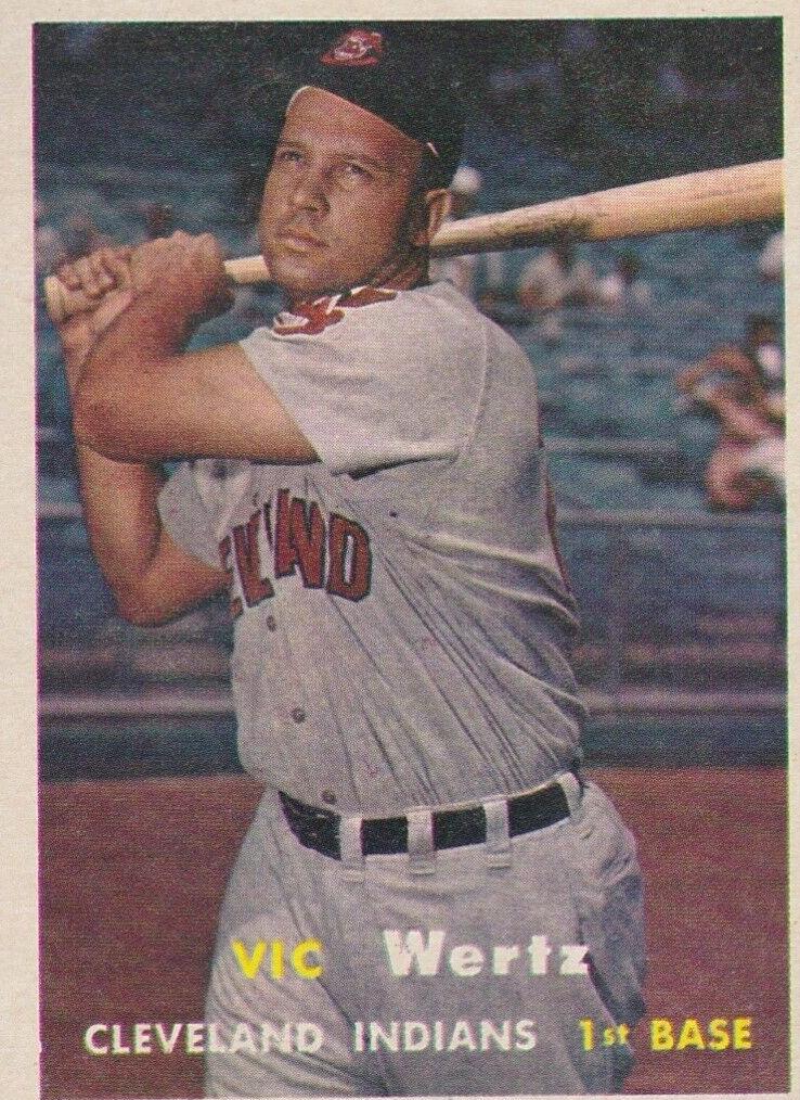 1957 Topps Vic Wertz #78 card