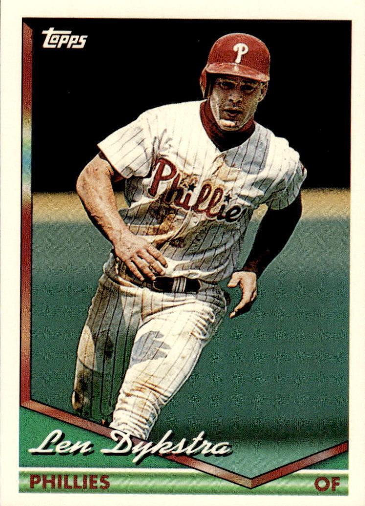 1994 Topps Lenny Dykstra #635 card