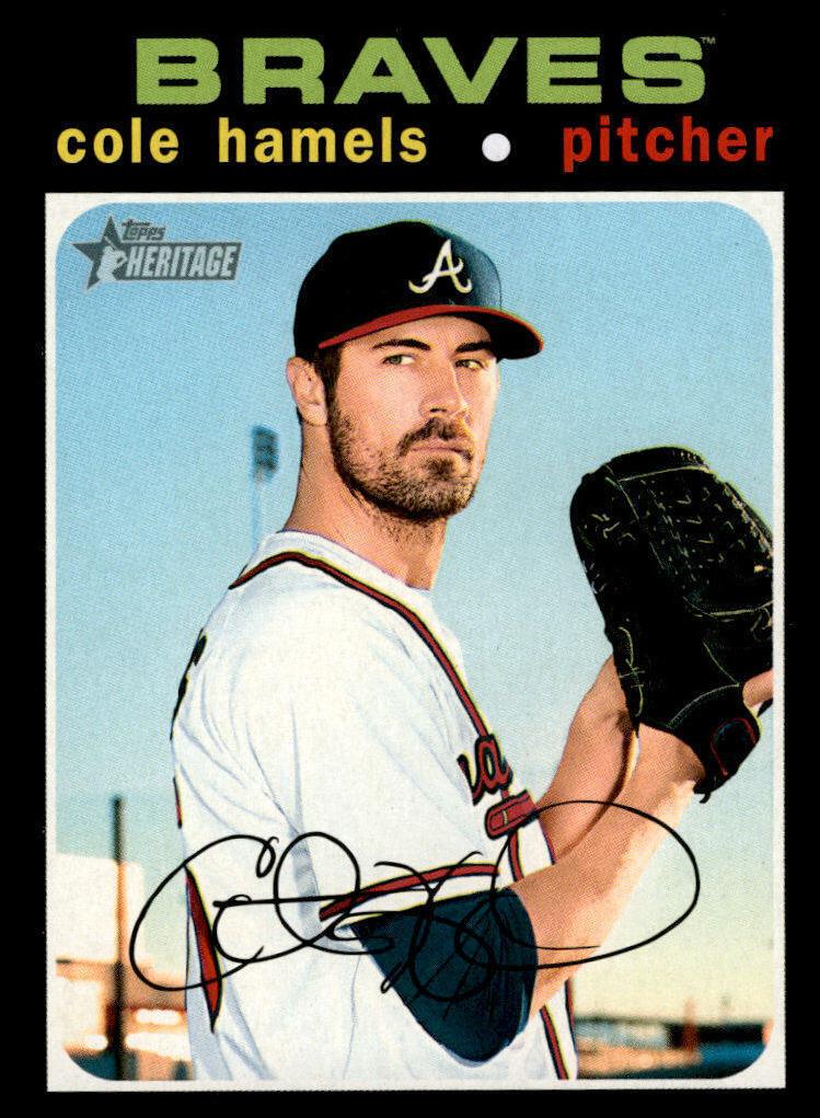2020 Topps Heritage Cole Hamels #556 card