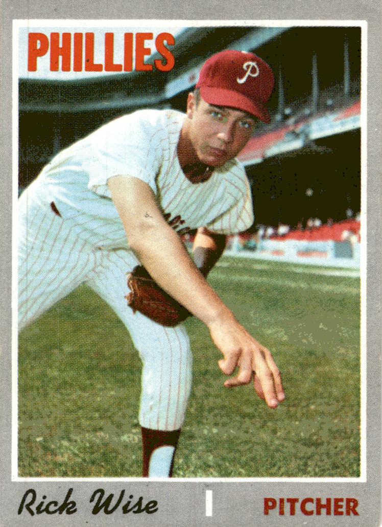 1970 Topps Rick Wise #605 card