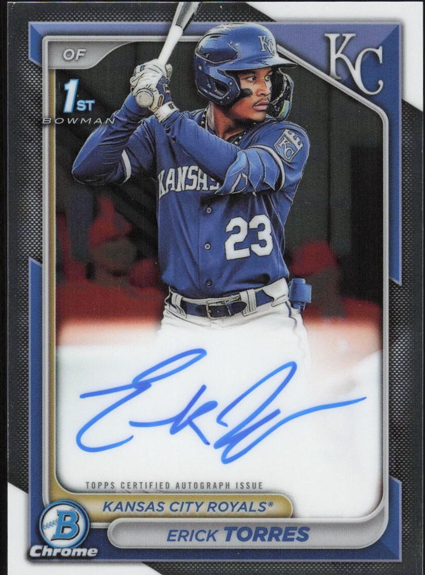 Erick Torres 2024 Bowman Chrome Prospects card