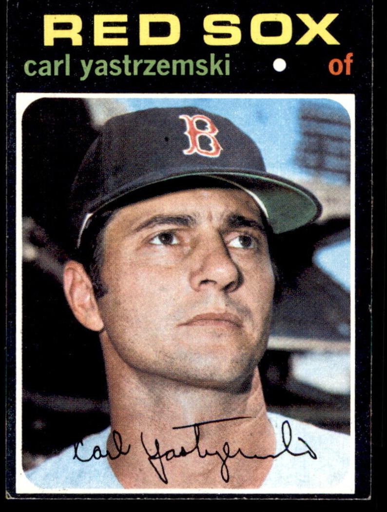 1971 Topps #530 Carl Yastrzemski front