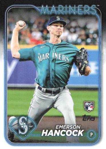Emerson Hancock 2024 Topps Series 1 card