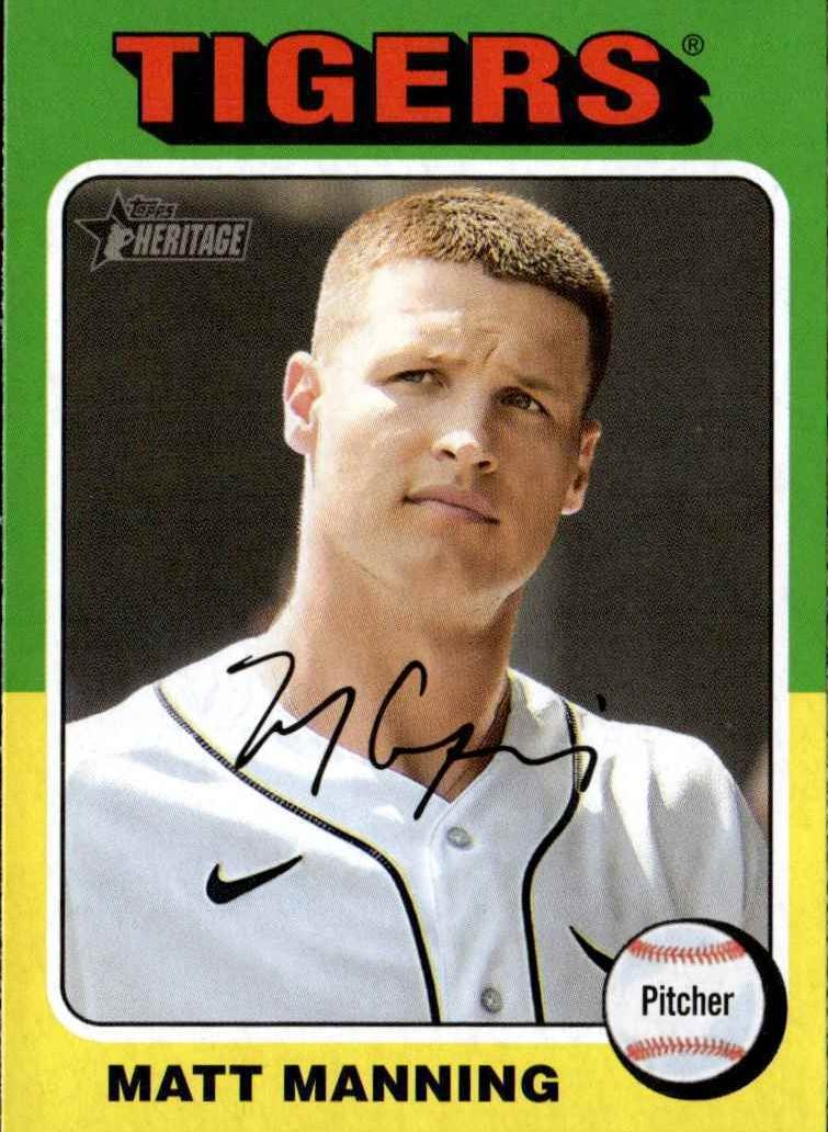 2024 Topps Heritage Matt Manning #14 card