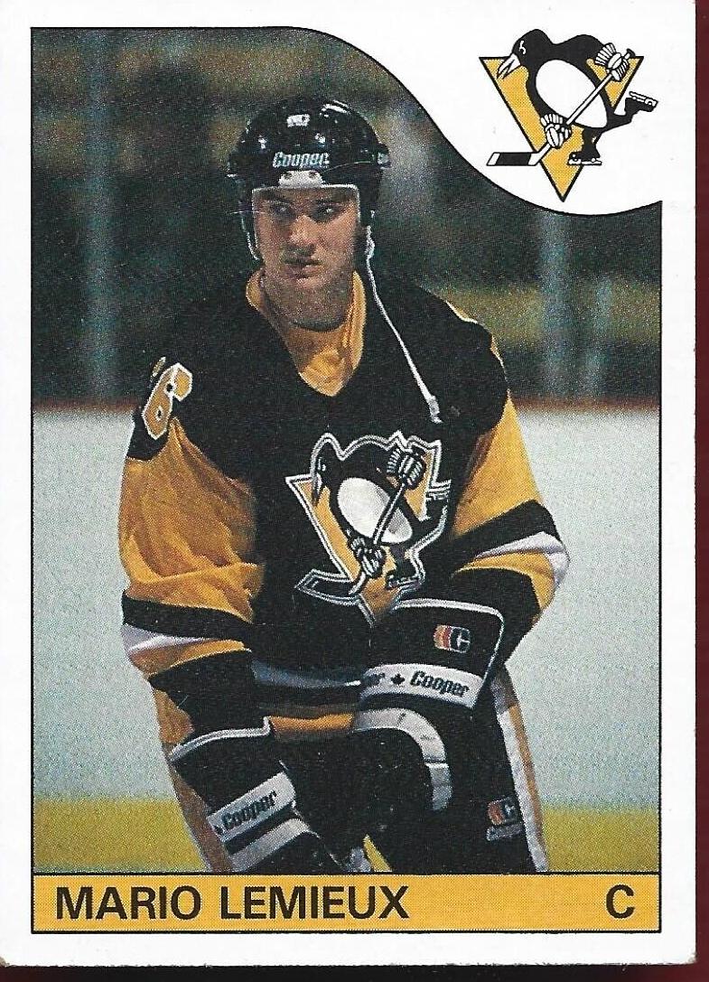 1985 Topps Base #9 Mario Lemieux front