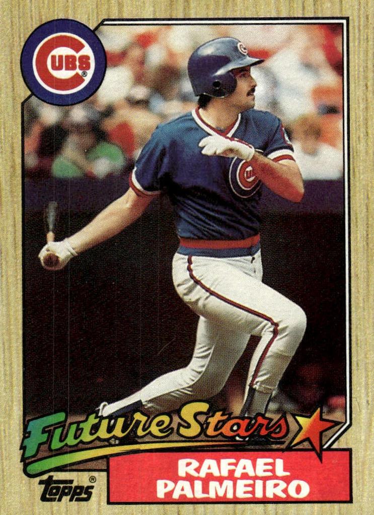 Rafael Palmeiro 1987 Topps Future Stars Baseball
