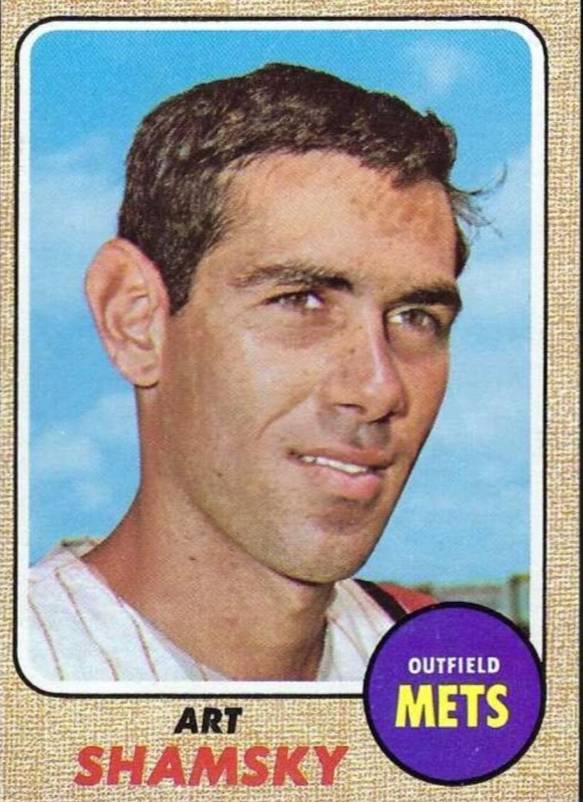 1968 Topps Art Shamsky #292 card