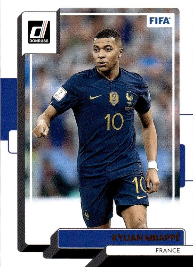Kylian Mbappe 2022 Donruss Soccer card