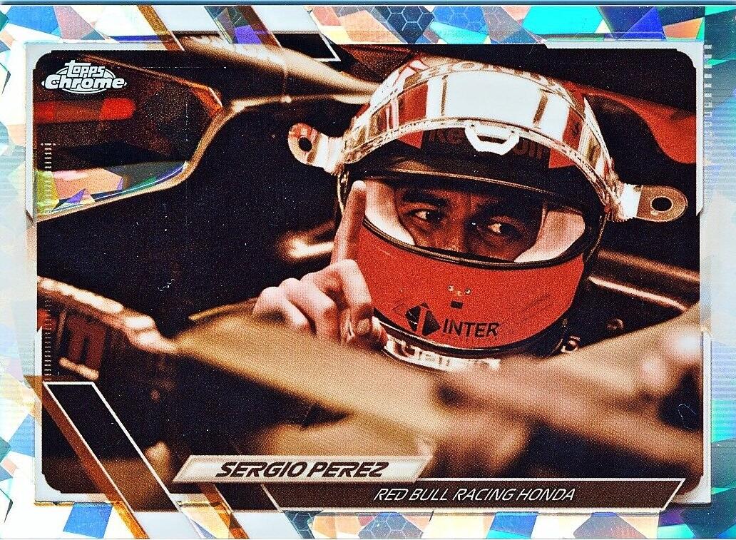 2021 Topps Chrome Sapphire F1 Sergio Perez #46 card