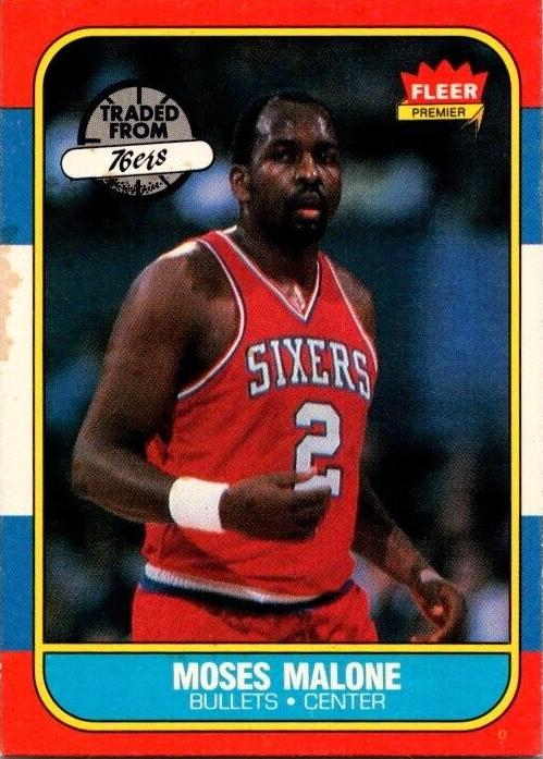 Moses Malone 1986 Fleer Basketball