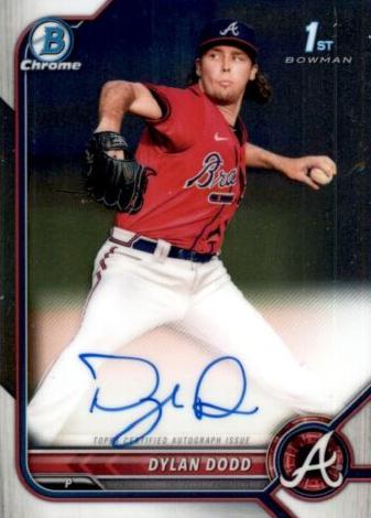 2022 Bowman Chrome Prospects Dylan Dodd #CPA-DD card