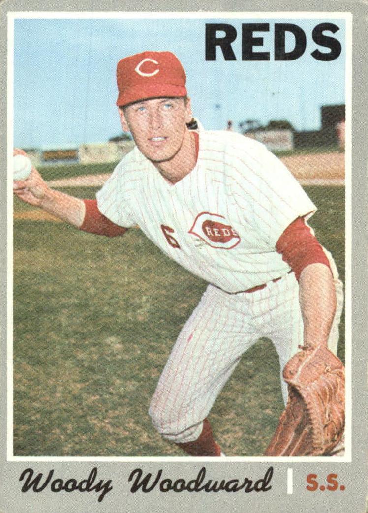 1970 Topps Woody Woodward #296 card