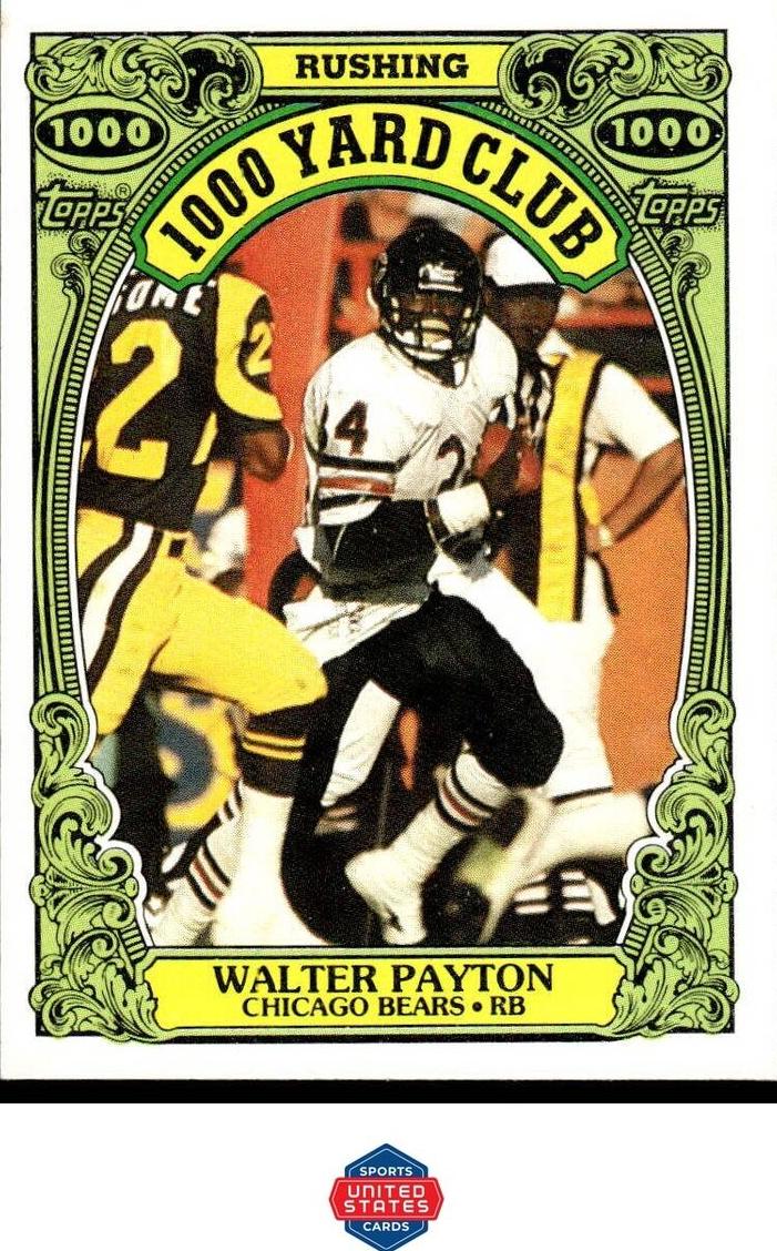 1986 Walter Payton #3