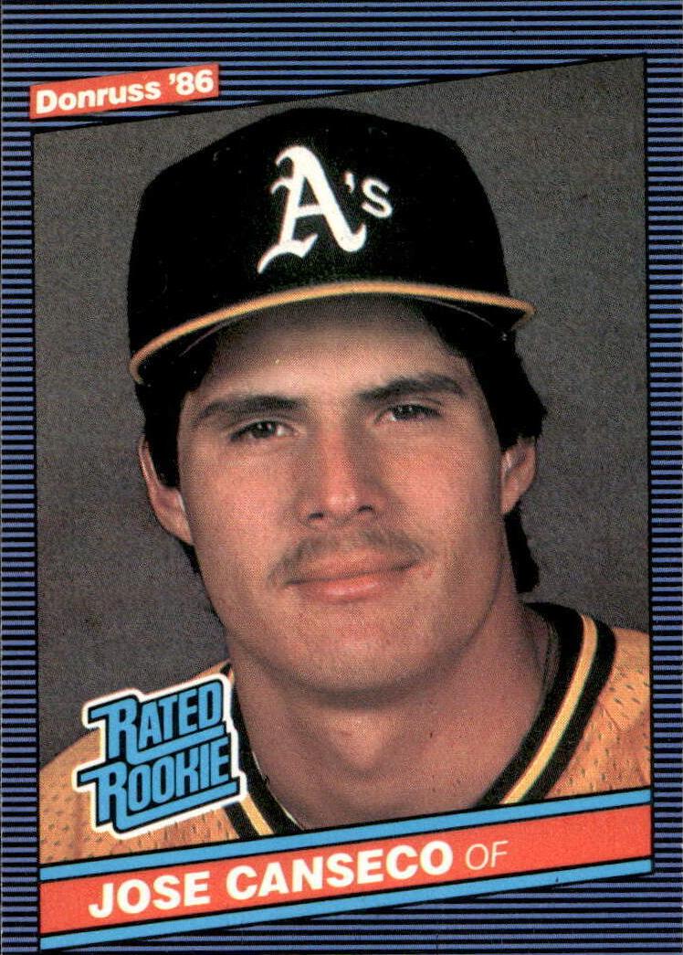 1986 Panini Donruss #39 Jose Canseco front