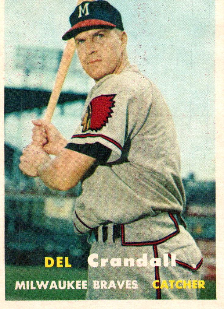 1957 Del Crandall #133