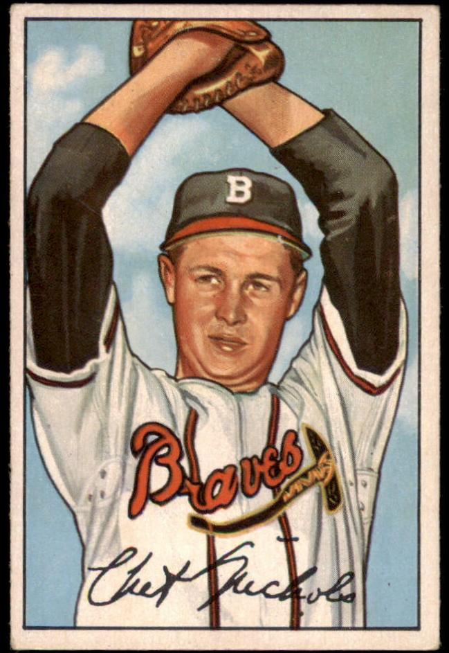1952 Bowman Chet Nichols #120 card