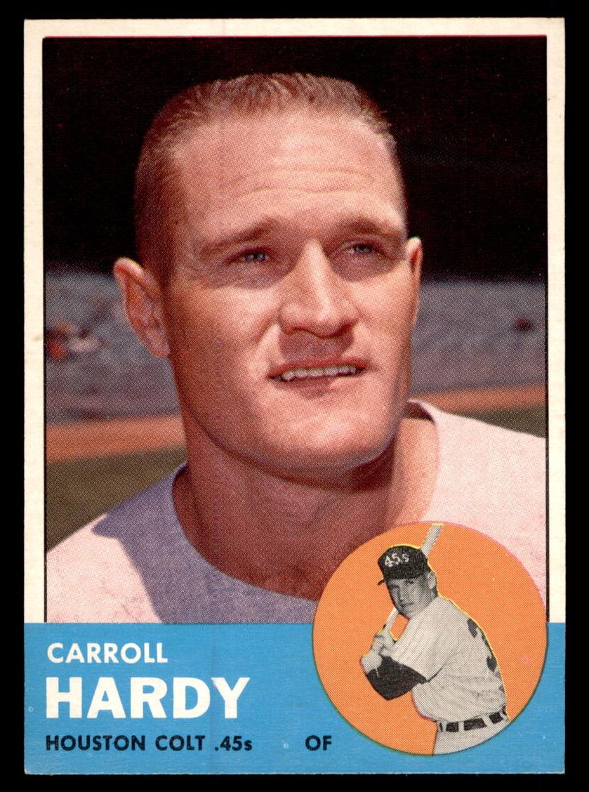 1963 Topps Carroll Hardy #468 card