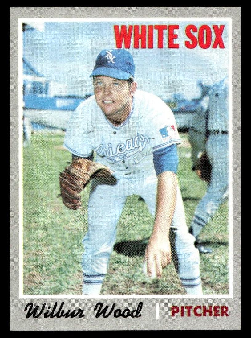 1970 Topps Wilbur Wood #342 card