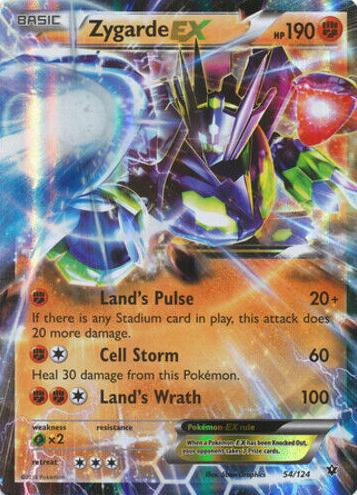 Zygarde EX Holo 2016 Pokemon XY Fates Collide