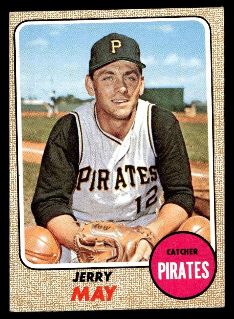 1968 Topps Jerry May #598 card
