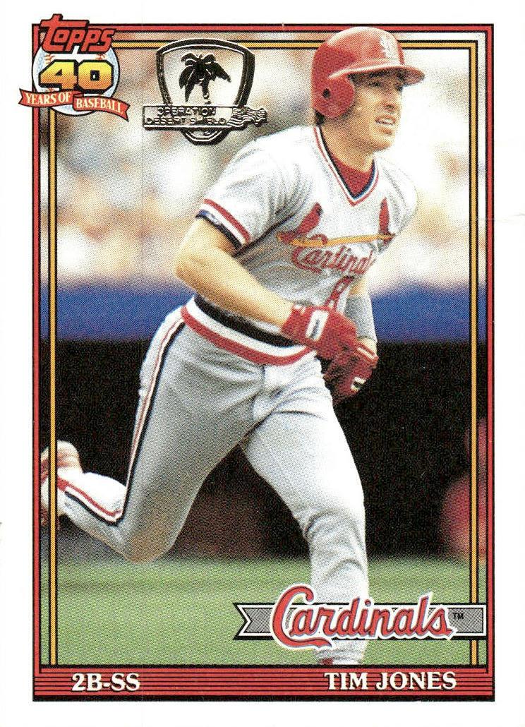 1991 Topps Tim Jones #262 card